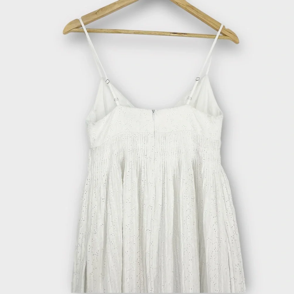NICHOLAS Featherington Eyelet Empire Waist Midi Dress‎ EUC Size 2 Cottagecore